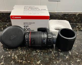 C43 - $400. Canon EF 100mm f/2.8L Macro IS USM