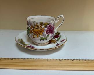 C85 - $8. Royal Albert Chrysanthemum Cup & Saucer. 