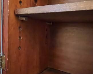 C7 - $325. Antique Secretary Bookcase - moves in 1 Piece! Measures 38” wide x 21.5” deep x 79.5 tall. 