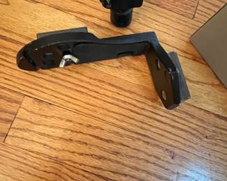 C45 - $40. Manfrotto 3021B Pro Tripod w/ elbow bracket. 