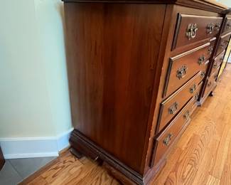 C4 - $175. Pennsylvania House 12 Drawer Dresser. Measures 64.25” wide x 20.25” deep x 34” tall
