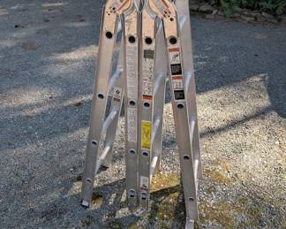 C114 - $125. Werner Articulated Multi Ladder M1-8-16. 