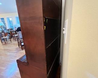 C7 - $325. Antique Secretary Bookcase - moves in 1 Piece! Measures 38” wide x 21.5” deep x 79.5 tall. 