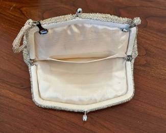 C106 - $20. Vintage Beaded Clutch. 