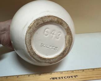 C64 - $175. Fulper Pottery 643 Double Handled Vase. 