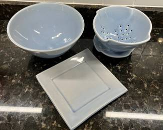 C100 - $50. Set of 4 Matching Pottery Pieces
