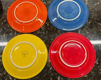 C102 - $100. Vintage Fiestaware USA HLC. 12 pcs. 4 dinner plates, 4 salad plates, 4 cereal bowls. Excellent condition!