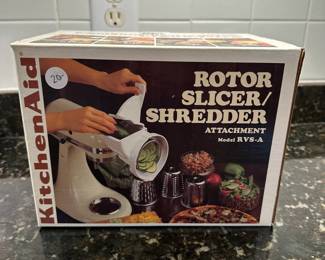 C97 - $20. Kitchen Aid Rotor Slider / Shredder Attachment. Model RVS-A