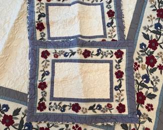 C33 - $35. LL Bean *new* Quilt & Pillow Shams. Reversible Full / Queen size 85" x 95". 