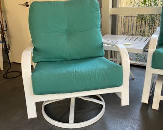 Single Rocker Chair. Measures 30" wide x 29" deep x 35.5" tall. 