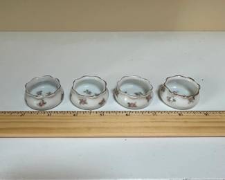 C83 - $10. Set of 4 Porcelain Open Salt Cellars