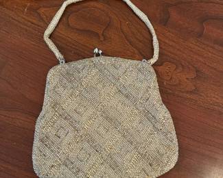 C106 - $20. Vintage Beaded Clutch. 