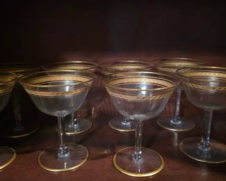 Antique champagne/dessert