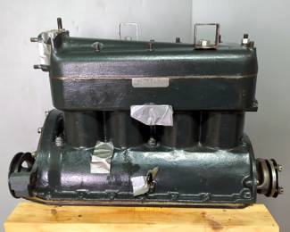 Professionally Rebuilt Ford Model A Engine, On Wood Stand With Additional Parts