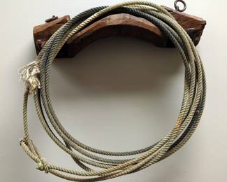 Wooden Cattle Yoke With Rope
