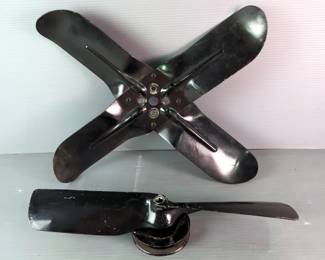 Model A Single Press Fan And Two Blade Fan 