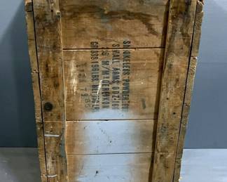 Military Ammo Powder Crate