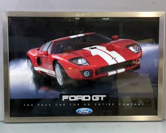 2005 Ford GT Framed Advertising Poster