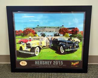 Hershey 2015 AACA Eastern Division National Fall Meet Framed And Numbered Artists Proof 
