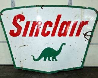 Sinclair Enameled Advertising Sign 