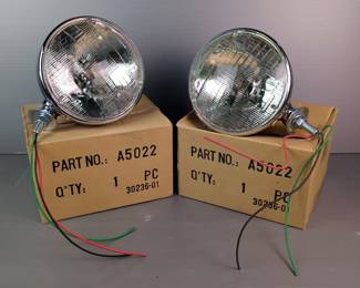 Wagner Chrome Vehicle Lights, Qty 2, In Original Boxes 