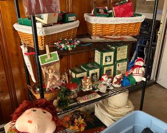 Hallmark ornaments and Christmas items