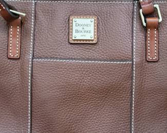 $50 Quality like new  soft supple l-Dooney & Bourke Lexington Brown Florentine Leather Tote Bag