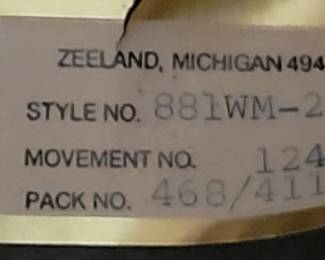 PRESALE - $350 STUNNING TREND GRANDFATHER CLOCK Movement by Trend. Circa1970’s. Longcase cabinetry, Brass dial and door mounts. Fluted pilasters. Glass sides. Original blue and gold Trend label inside door.