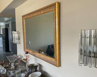 Gold mirror $40