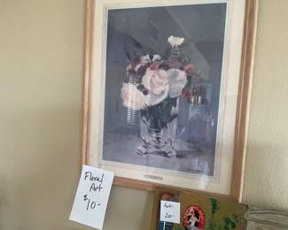 Floral print $10
