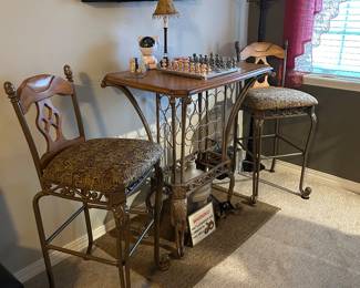 Bistro table and chairs 