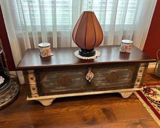 Chest, coffee table