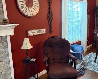 Wall art, gliding rocker