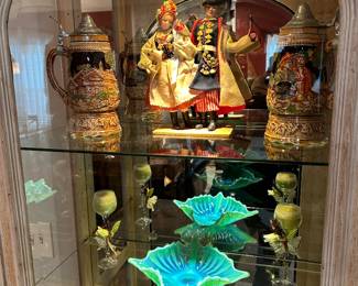 Steins, decorative glass