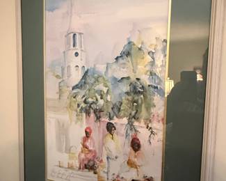 Watercolor Painting by Gaye Sanders Fisher