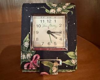 Vera Bradley Lily of the Valley Alarm Clock