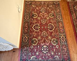 Red Persian Sarouk Rug 3'6"x5'0"