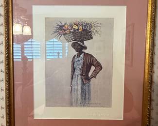 Basket Woman by Elizabeth O'Neill Verner, Lithograph Print