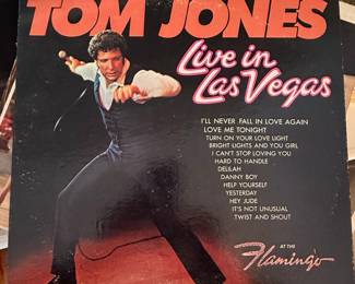 Tom Jones Live in Las Vegas Vinyl Record