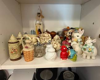 Assorted Ceramic Salt & Pepper Shakers