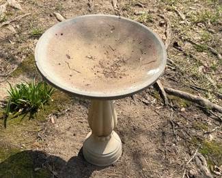 Concrete Bird Bath