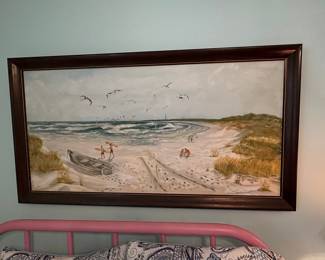 Seascape Oil Painting by Smith S. Ross, 1975