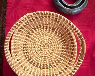 Woven Pine Needle Basket