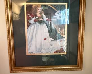 Framed Print of a Victorian Angel