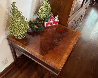Chippendale Style Mahogany Side Table