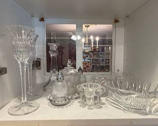 Assorted Crystal Glassware - Mikasa, Gorham, Waterford, Baccarat, Krosno, Vietri, Lenox, Royal Doulton, Saint-Louis, Zara, Bormioli Rocco, Justine Menard, Murano, Cristallo, Venetian, Vera Wang Wedgwood