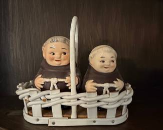 Goebel Friar Tuck Monk Salt and Pepper Shakers
