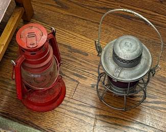 Vintage Railroad Lanterns (2)