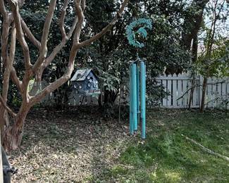 Dragon Wind Chime with Birdhouse