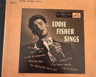 Eddie Fisher Sings - RCA Victor LPM 3025